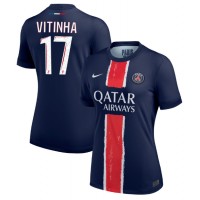 Paris Saint-Germain Vitinha #17 Hemmatröja Dam 2024-25 Kortärmad